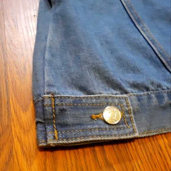 Davids bridal denim Jean jacket RN#84270 CA#56206 size small Medium wash - Picture 16 of 16